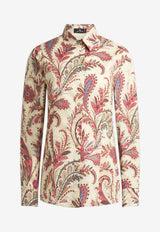 Etro Printed Poplin Shirt WRIA0020-99SAEE6 X0802