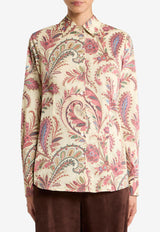 Etro Printed Poplin Shirt WRIA0020-99SAEE6 X0802