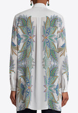 Etro Paisley Print Button-Up Silk Shirt Multicolor WRIA0029-AK793 X0830