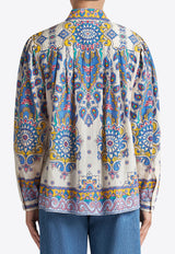 Etro All-Over Print Long-Sleeved Shirt Multicolor WRIA0047-AV604 X0800