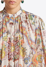 Etro Floral Print Blouse Beige WRIA0048-99SA5J0 X0803