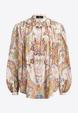 Etro Floral Print Blouse Beige WRIA0048-99SA5J0 X0803