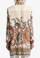 Etro Paisley Print Silk Long-Sleeved Shirt Multicolor WRIA0103-AKG20 X0800
