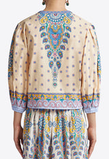 Etro All-Over Printed Blouse Cream WRJA0088-99SP5B2 X0800