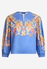 Etro Cotton Blouse with Print WRJA0088-99SP5G2 X0880