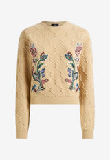 Etro Wool and Cashmere Jumper with Embroidery WRKE0252-AV706 M3791