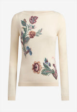 Etro Wool-Blend Jacquard Sweater WRKE0318-AQ170 W3796