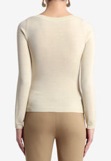 Etro Wool-Blend Jacquard Sweater WRKE0318-AQ170 W3796