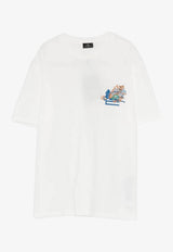 Etro Pegaso Embroidered T-shirt White WRMA0005-AR477 W4567