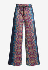 Etro Culotte Jeans with Placed Print WRNB0006-AKA34 X0883
