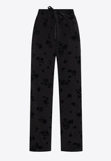Zadig & Voltaire Floral Jacquard Lounge Pants Black WWPA01877_BLACK
