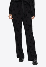 Zadig & Voltaire Floral Jacquard Lounge Pants Black WWPA01877_BLACK