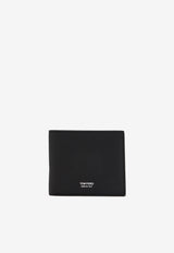 Tom Ford Logo Bi-Fold Leather Wallet Y0228-LCL158S 1N001 Black