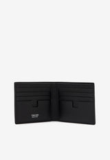 Tom Ford Logo Bi-Fold Leather Wallet Y0228-LCL158S 1N001 Black