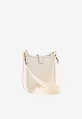 Evelyne TPM in New White Taurillon Clemence Amazone with Gold Hardware