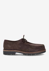 BEKK Fondo Roccia Suede Derby Shoes Brown 990U_CAMOSCIO MOGONY