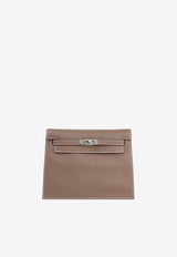 Hermès Kelly Danse in Etoupe and New White Evercolor with Palladium Hardware