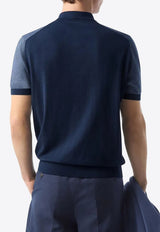 Silk-Blend Polo T-shirt
