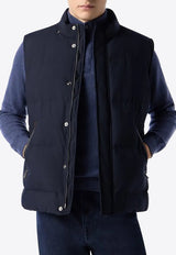 Corneliani Padded Zip-Up Vest Blue 9420156-94c5a1-005_Blue - 005