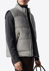 Corneliani Padded Zip-Up Vest Gray 9420156-94c5a1-005_Grey - 025