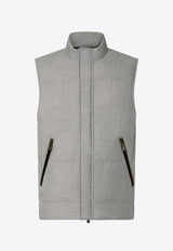 Corneliani Padded Zip-Up Vest Gray 9420156-94c5a1-005_Grey - 025
