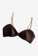 Miu Miu Essential Satin Bra Brown RG9504SOOO18BE_F0324