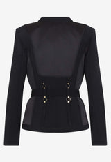 Bondage Cropped Blazer