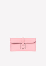 Jige Elan 29 Clutch Bag in Rose Sakura Swift Leather