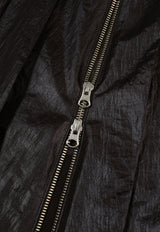 LOW CLASSIC Pleated Zipper Skirt Black LW251SK05BK_BLACK