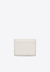 Strathberry Mosaic Leather Tri-Fold Wallet White 20251-125-704-975_WHITE