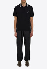 Ferragamo Logo Patch Drawstring Track Pants Black 144462 P 782823 NERO
