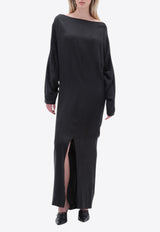 REMAIN Bat Sleeve Maxi Dress 502351100_BLACK