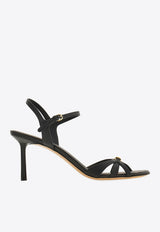 Ferragamo Dasy 70 Leather Sandals 01J559 DASY 70 779352 NERO Black