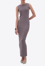REMAIN Sleeveless Ribbed Maxi Dress 5023112002_GREY