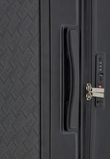 Ferragamo Monogram Jacquard Cabin Suitcase Black 241165 TRA EMB BLO 780515 NERO GRI