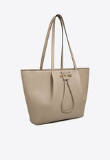 Strathberry Osette Grained Leather Tote Bag Taupe 20241-125-649-430_TAUPE