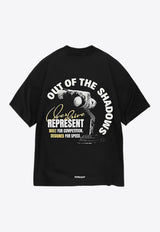 Represent Out of The Shadows Printed T-shirt Black MLM41058-04_BLACK