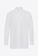 JW Anderson Classic Long-Sleeved Shirt White SH0339PG1726001_WHITE