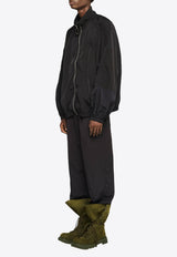 JW Anderson Essential Zip-Up Windbreaker Jacket Black JK0362PG1697999_BLACK