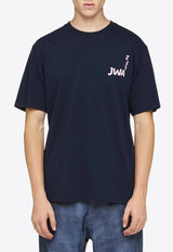 JW Anderson Real Sleep Print JWA T-shirt Navy JT0270PG1510898_NAVY