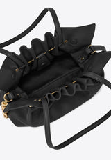 Ferragamo Small Pleated Nappa Leather Shoulder Bag Black 219959 SOFT SH S 783294 NERO