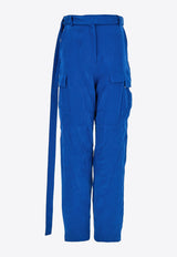 Ferragamo Straight Cargo Pants 13G795 P 782700 KLEIN BLUE Blue
