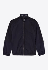 JW Anderson Essential Zip-Up Windbreaker Jacket Black JK0362PG1697999_BLACK