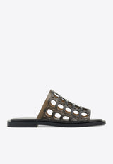 Ferragamo Barbados Gancini Sandals 029934 BARBADOS 782444 NERO Black