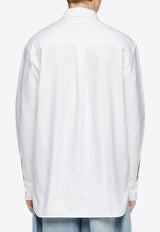 JW Anderson Classic Long-Sleeved Shirt White SH0339PG1726001_WHITE