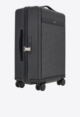 Ferragamo Monogram Jacquard Cabin Suitcase Black 241165 TRA EMB BLO 780515 NERO GRI