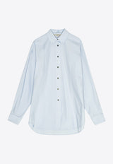 REMAIN Oversize Pin-Tuck Shirt 5023291340_LIGHT BLUE