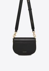 Strathberry Mini Bay Calf Leather Crossbody Bag Black 20242-926-481-100_BLACK