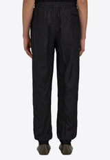 Ferragamo Logo Patch Drawstring Track Pants Black 144462 P 782823 NERO
