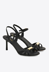 Ferragamo Dasy 70 Leather Sandals 01J559 DASY 70 779352 NERO Black